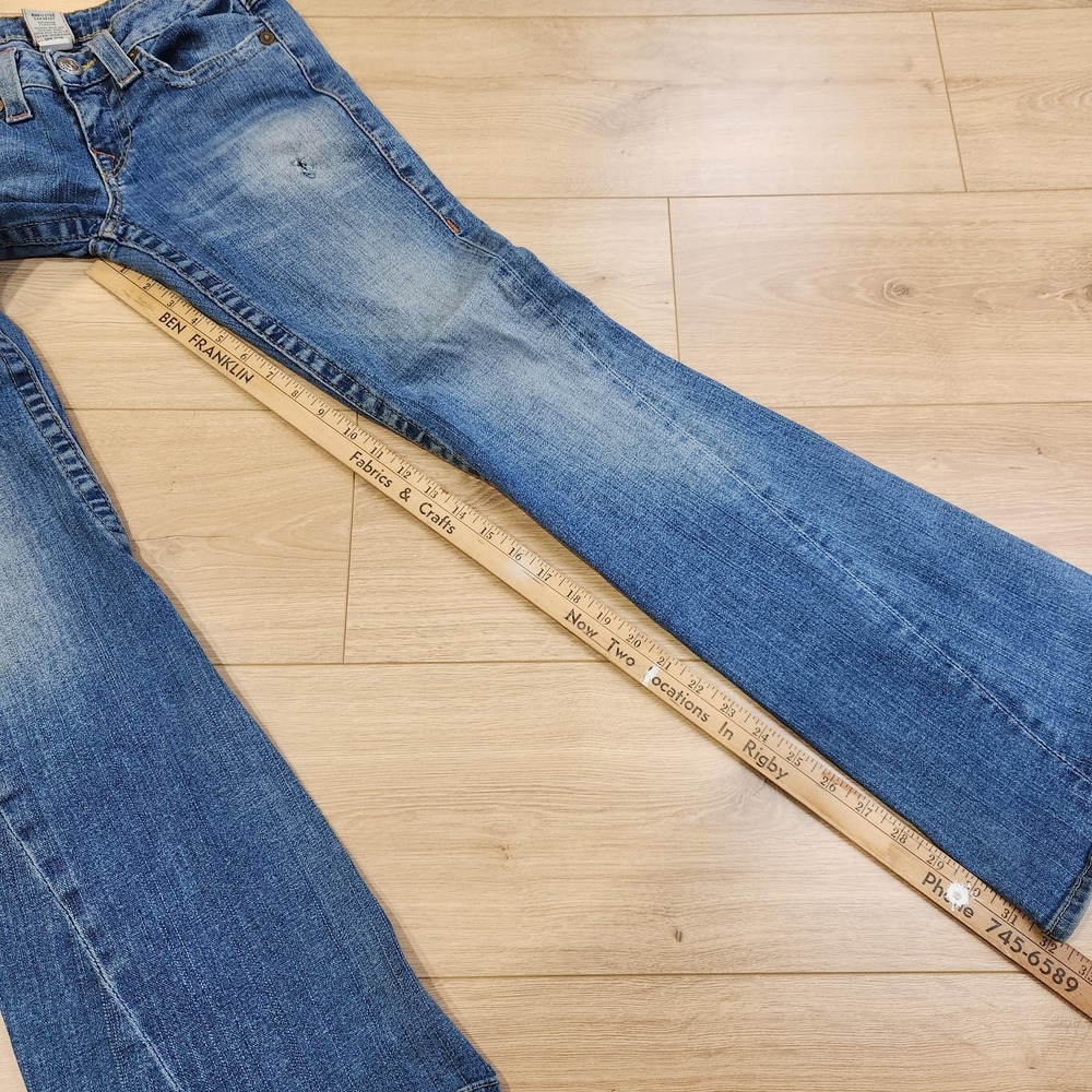 True Religion Blue Flare Jeans - Picture 9 of 11